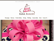 Tablet Screenshot of ianabakery.com